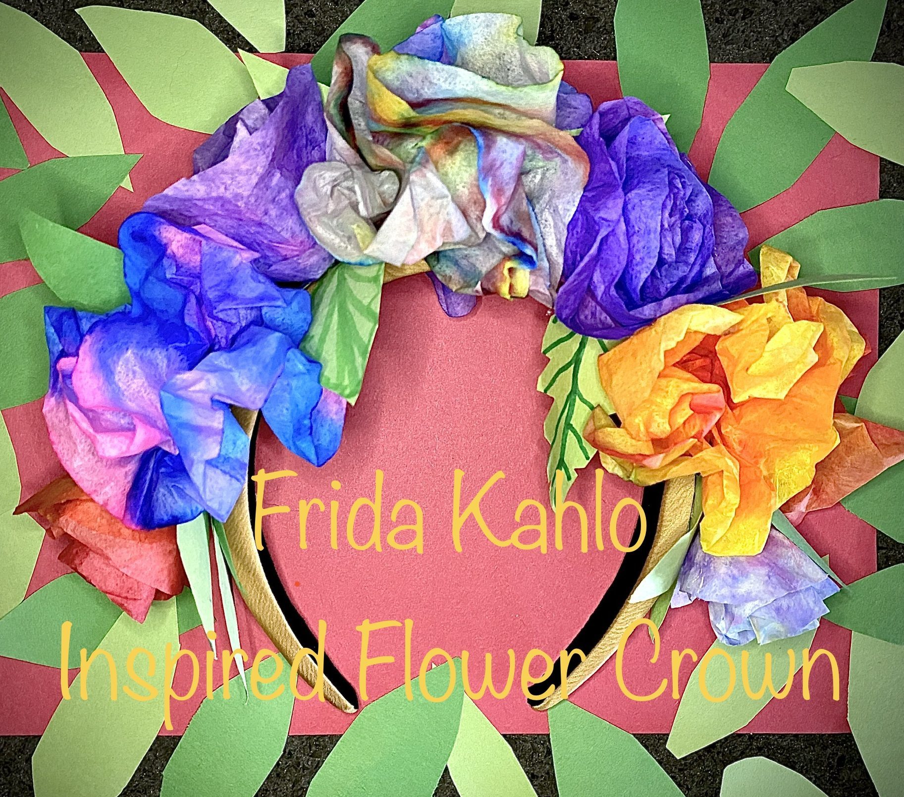DIY Kit, Frida Kahlo Flower Crown Craft Kit